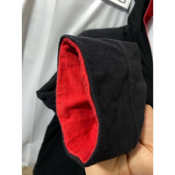 Calgary Flames Hoodie Mens M Black Red Hoodie NHL Hockey Reebok - Picture 11 of 14